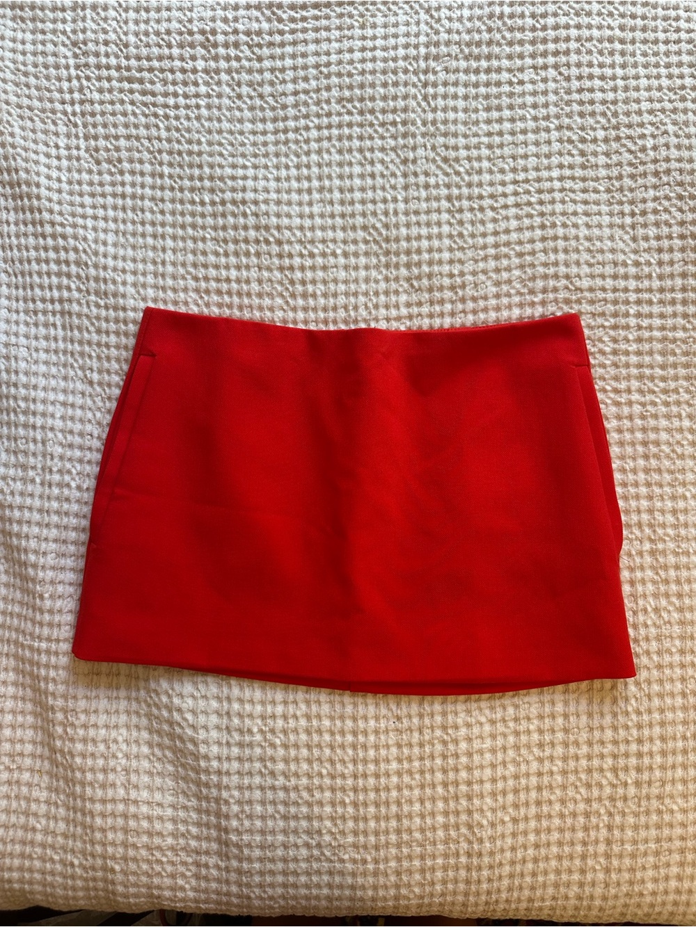 Forever 21 Red Mini Skirt - Straight Silhouette